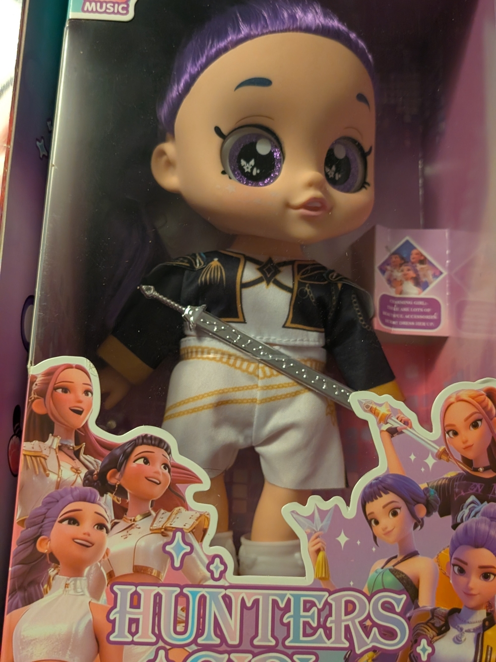 RUMI K-pop Demon Hunter Large Singing Doll